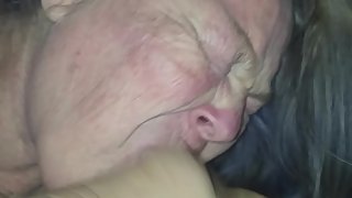 My 58 year old wife in point of you blow-job