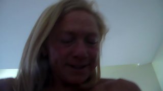 Hot wife is riding cock, whirring her jewel and nutting again