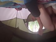 First timer couple camping stiff smash