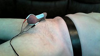 Electrified my cock, first flick