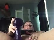 A little sucking before dildoing pussy to ejaculation