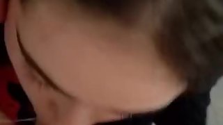 Homemade skank does a nice deep throat point of view and get facialized