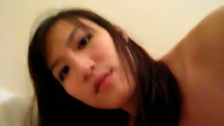 Skinny and steaming chinese girlfriend hookup video with beau in apartment