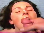 First-timer slur wife luvs to fellate cock and catch cum