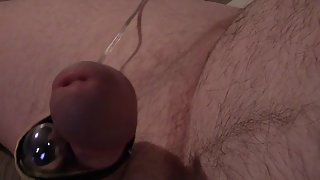 Wand on man meat of my hard-on to make me climax
